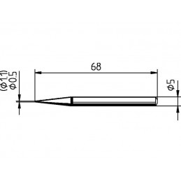 PUNTA CAUTIN FINA PARA CAUTIN ERSA 30W y 40W / 032BD